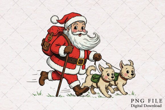 Funny Christmas Dog PNG for Festive Illustrations