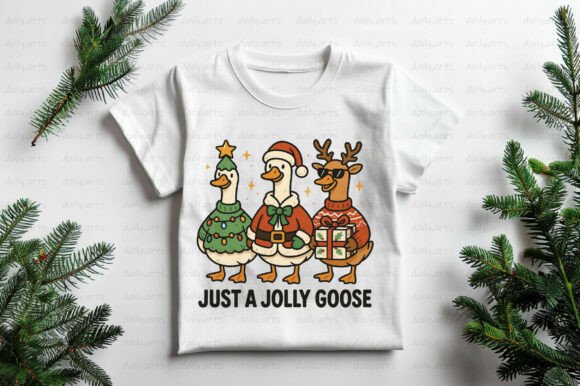 Just a Jolly Goose: Festive Illustrations for Crafters