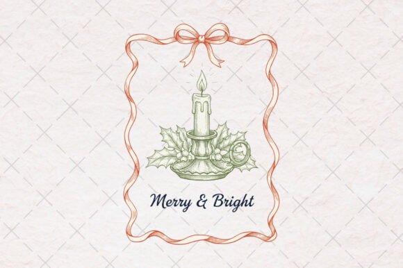 Review: Christmas Candle Frame PNG Illustrations