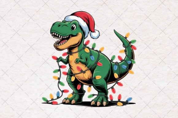 Review: Stitching the Christmas Dinosaur Png for Holiday Projects