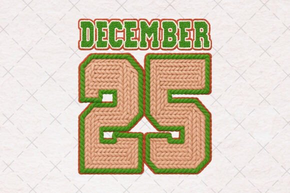 Reviewing Christmas December 25 Yarn Faux Png Illustrations